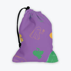 Ghostly Pattern Dice Bag