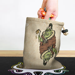 Orc Queen Of Clubs Dice Bag