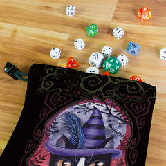 Dapper Witch Cat Dice Bag