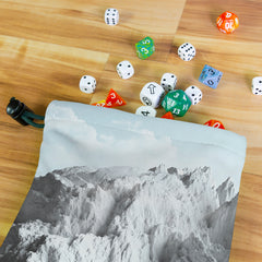 Abstract Mountain Dice Bag