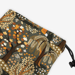 Alice's Woodland Wonderland Dice Bag - TigaTiga - Corner - Brown