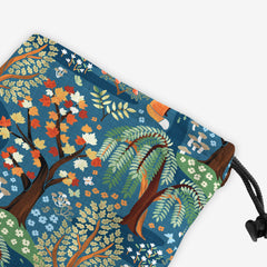 Alice's Woodland Wonderland Dice Bag - TigaTiga - Corner - Winter