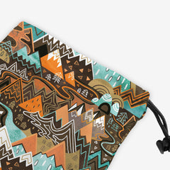 Maximalist Mountain Maze Dice Bag
