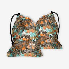 Maximalist Mountain Maze Dice Bag