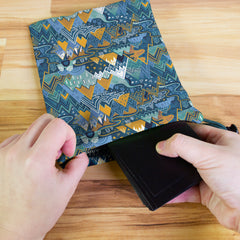 Maximalist Mountain Maze Dice Bag