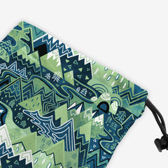 Maximalist Mountain Maze Dice Bag