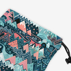 Maximalist Mountain Maze Dice Bag