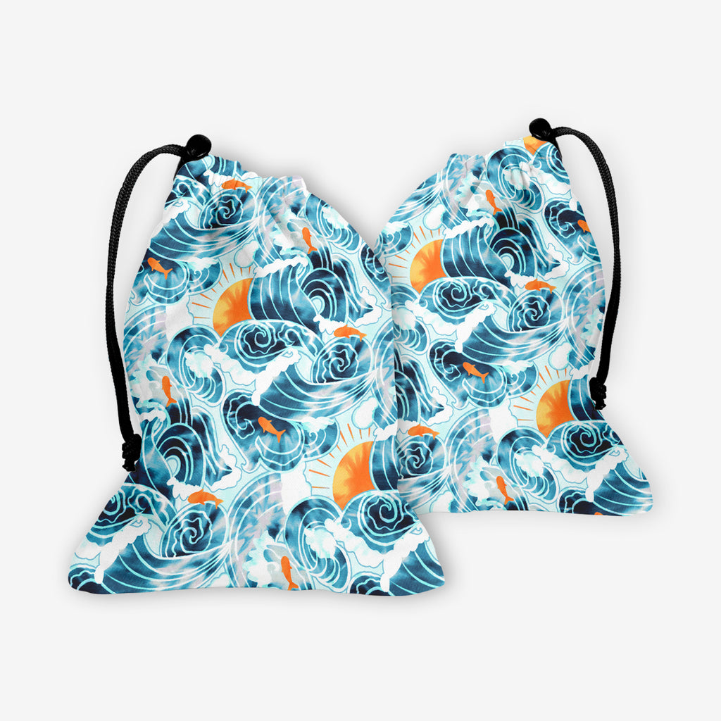 Moody Ocean Dice Bag