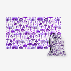 Gift Bundle: Watercolor Mushrooms Oversized Playmat and Watercolor Mushrooms Dice Bag