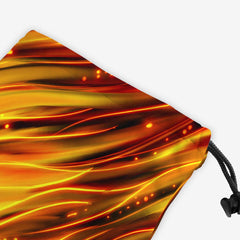 Blazing Fire Dice Bag - Shawnsonart - Corner