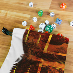 Burning Temple Dice Bag