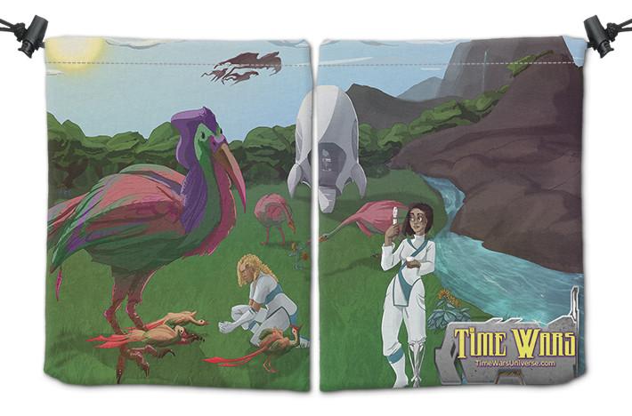 Goola Null II Dice Bag - Time Wars - Mockup