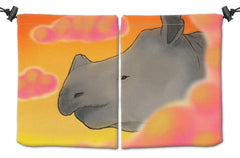 Rhino Sunset Dice Bag - Diddynarcon - Mockup