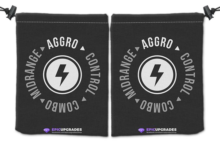 Aggro Mode Dice Bag - Epic Upgrades - Mockup