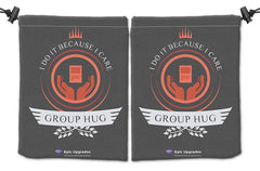 Group Hug Life Dice Bag - Epic Upgrades - Mockup - Care