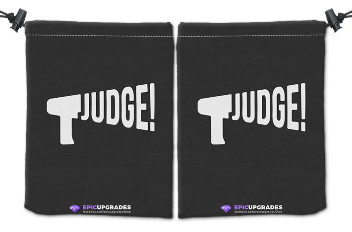 Judge! Dice Bag - Epic Upgrades - Mockup