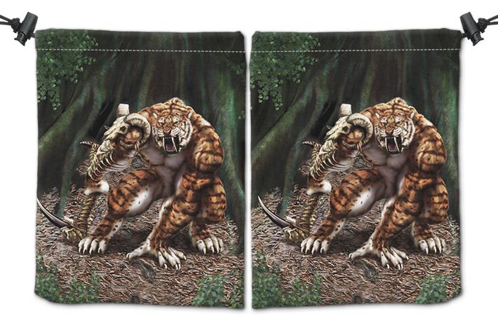 Saber Tiger Dice Bag - Karl A. Nordman - Mockup