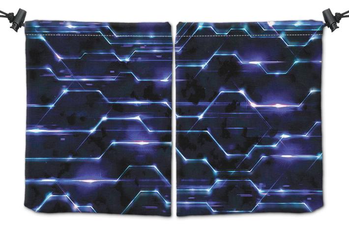 Neon Tech V2 Dice Bag - Martin Kaye - Mockup