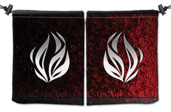 Flames Dice Bag - Robert Jones - Mockup