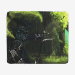 Archer In The Green Forest Mousepad - Carbon Beaver - Mockup - 051
