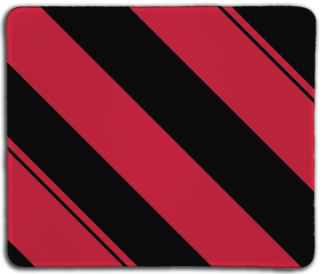 Black And Red Striped Mousepad - Carbon Beaver - Mockup - 051