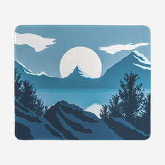 Blue Winter Mountain Mousepad - Carbon Beaver - Mockup - 051