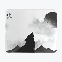 Wolf Shadow Mousepad - Carbon Beaver - Mockup - Black - 051