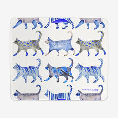 Cat Collection Pattern Mousepad - CatCoq - Mockup - 051