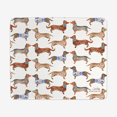 Dachshunds Mousepad - CatCoq - Mockup - White - 051
