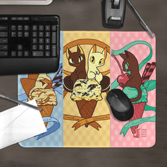 Ice Cream Cats Mousepad