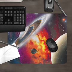 Fiery Space Mousepad