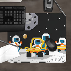 Pixel Moon Race Mousepad