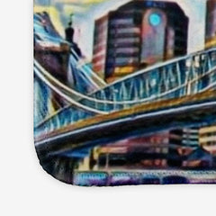 Blue Brick Bridge Mousepad - Derek Shaffer - Corner - 051