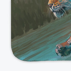 Water Tiger Mousepad - Fleeting Ember - Corner - 051