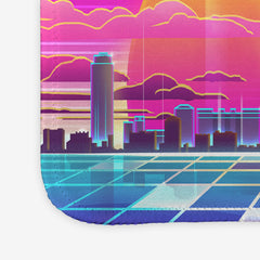 Synthwave Chicago Mousepad - Forge22 - Corner - 051