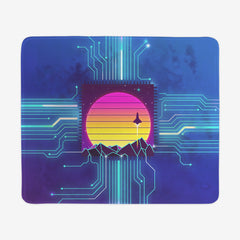 Synthwave Space Reactor Circuit Mousepad - Forge22 - Mockup - 051