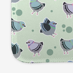 City Birds Mousepad - Hannah Dowell - Corner - Green - 051