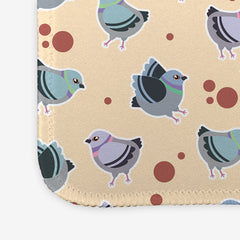 City Birds Mousepad - Hannah Dowell - Corner - Orange - 051