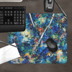 Chaotic AI Sword Fight Mousepad - Inked Gaming - AI - Lifestyle - 051