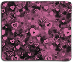 Cloudy Valentine Mousepad - Inked Gaming - HD - Mockup - Pink - 051