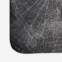 Cracks In Spiderweb AI Space Mousepad - Inked Gaming - AI - Corner - 051