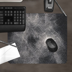 Cracks In Spiderweb AI Space Mousepad - Inked Gaming - AI - Lifestyle - 051