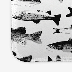 Fish Stamps Mousepad