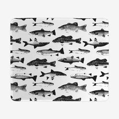 Fish Stamps Mousepad