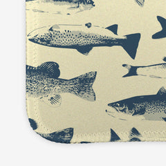 Fish Stamps Mousepad