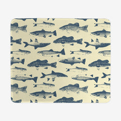 Fish Stamps Mousepad