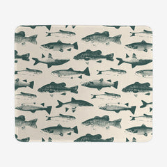 Fish Stamps Mousepad