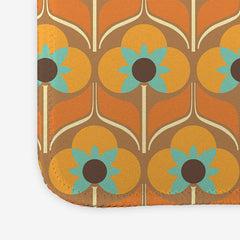 Flower Power Mousepad - Inked Gaming - HD - Corner - Orange - 051