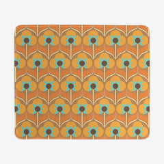Flower Power Mousepad - Inked Gaming - HD - Mockup - Orange - 051