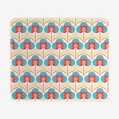 Flower Power Mousepad - Inked Gaming - HD - Mockup - Red - 051
